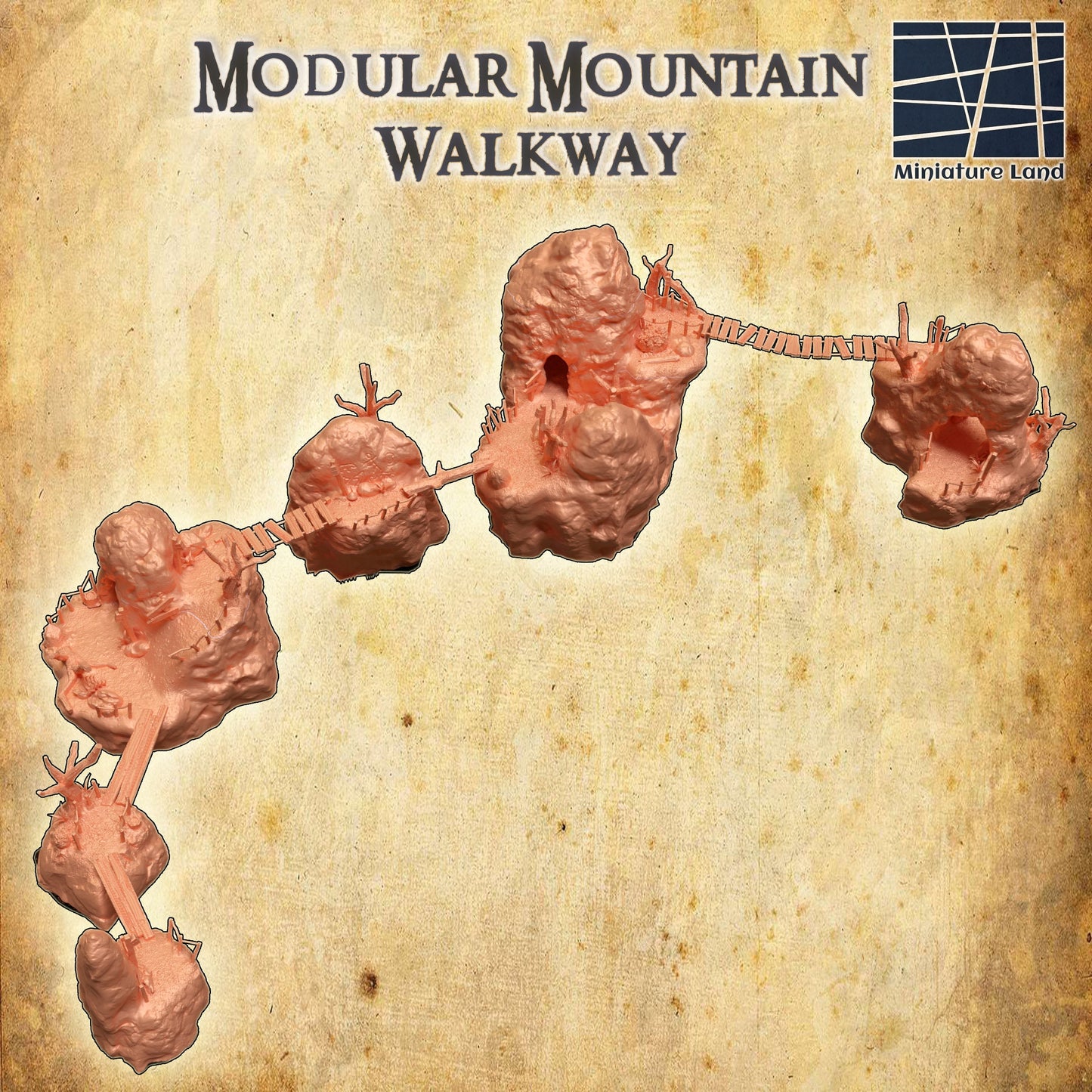 Mountain Walkway, modular bridges, mountain bridges