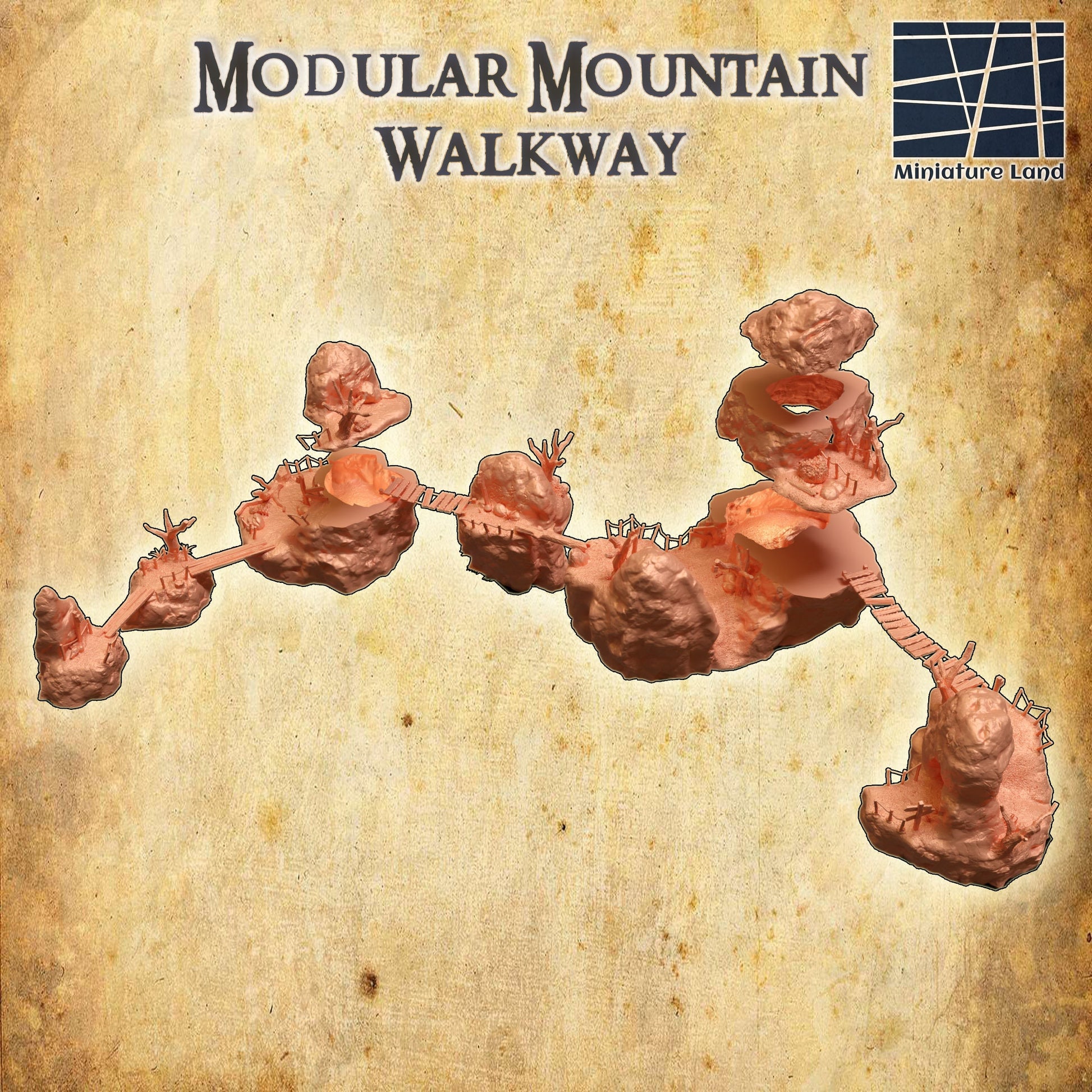 Mountain Walkway, modular bridges, mountain bridges