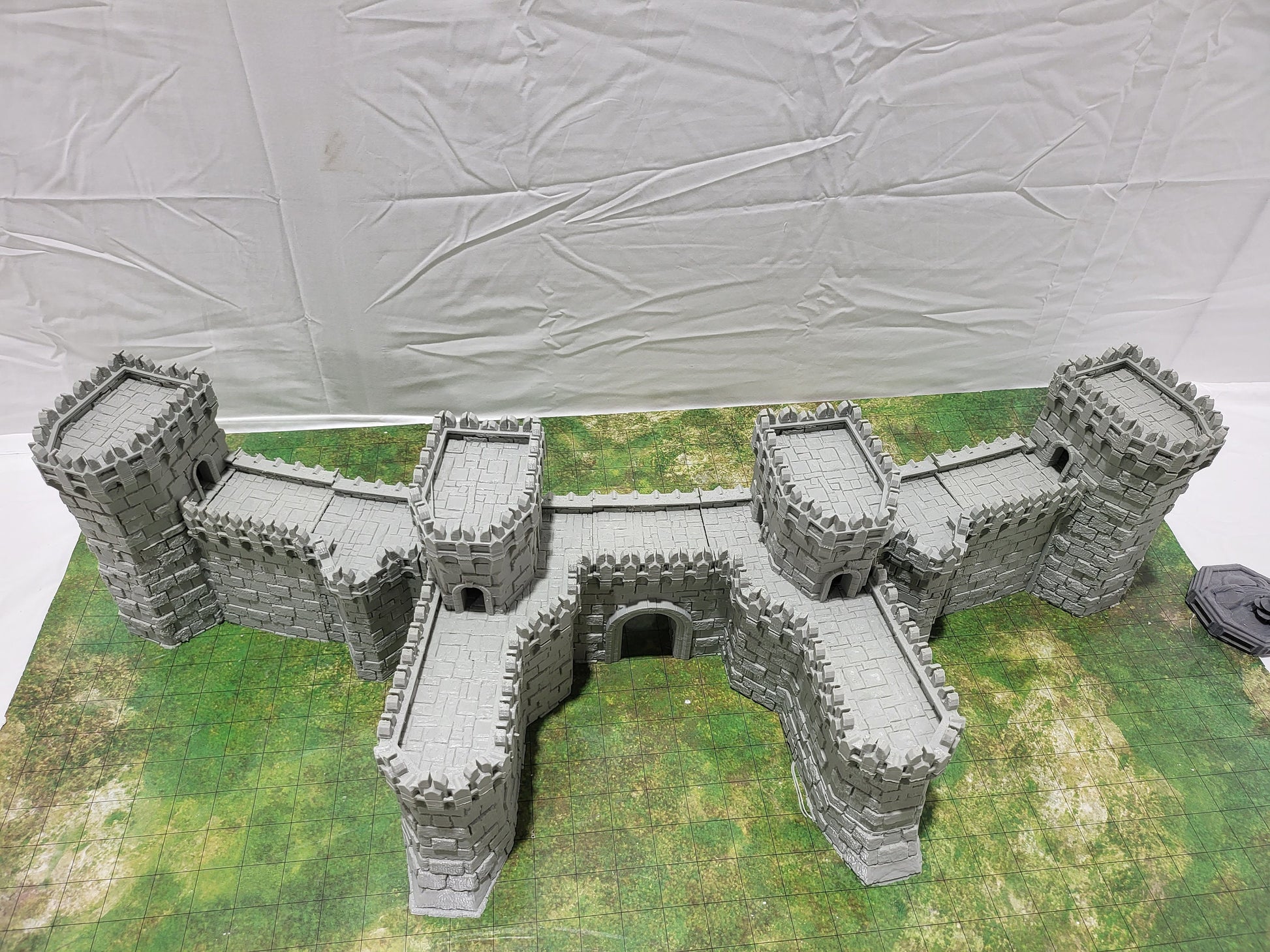 15mm Ivory Citadel Walls, The Outer Wall, Walls, Dungeons and Dragons, 15mm Terrain, Citadel