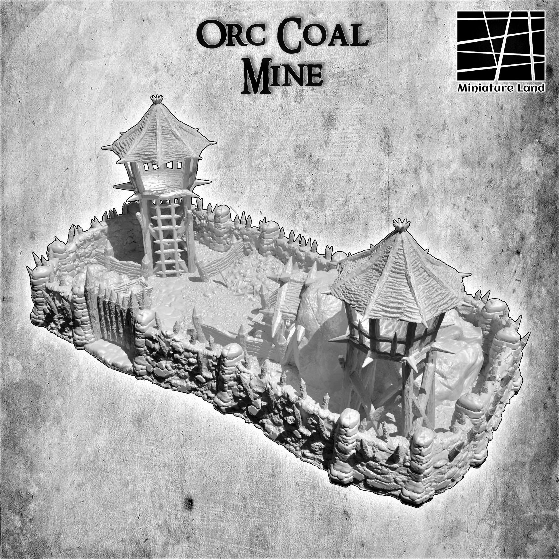 Orc mine Camp, Orc Coal Mine, Orc Mine