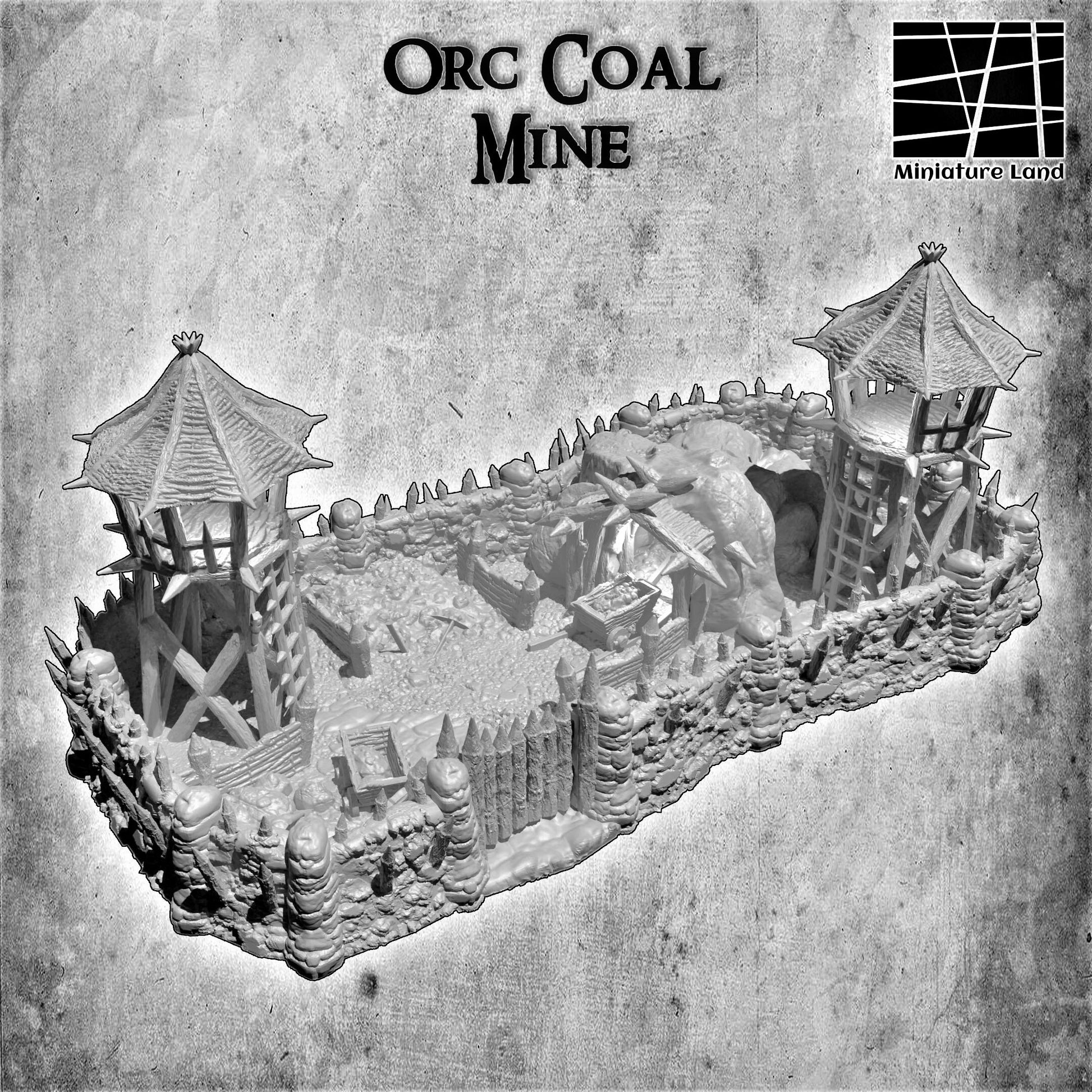 Orc mine Camp, Orc Coal Mine, Orc Mine