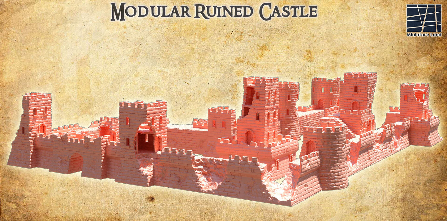 Modular Desert Castle ruins, Desert Ruins