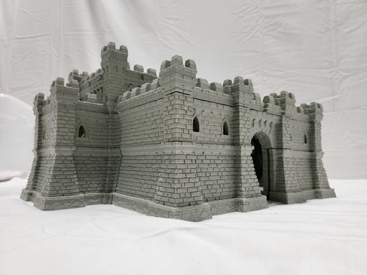 Fort Ulvheim, Ulvheim City Fortress, DnD Castle, Stonewall Castle, Warhammer Terrain, 32mm Terrain