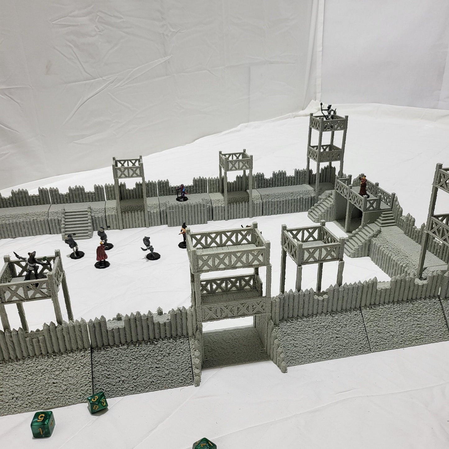 Desert Wall Kit Roman Camp Walls Towers Kit Watchtower Tower Dungeons and Dragons