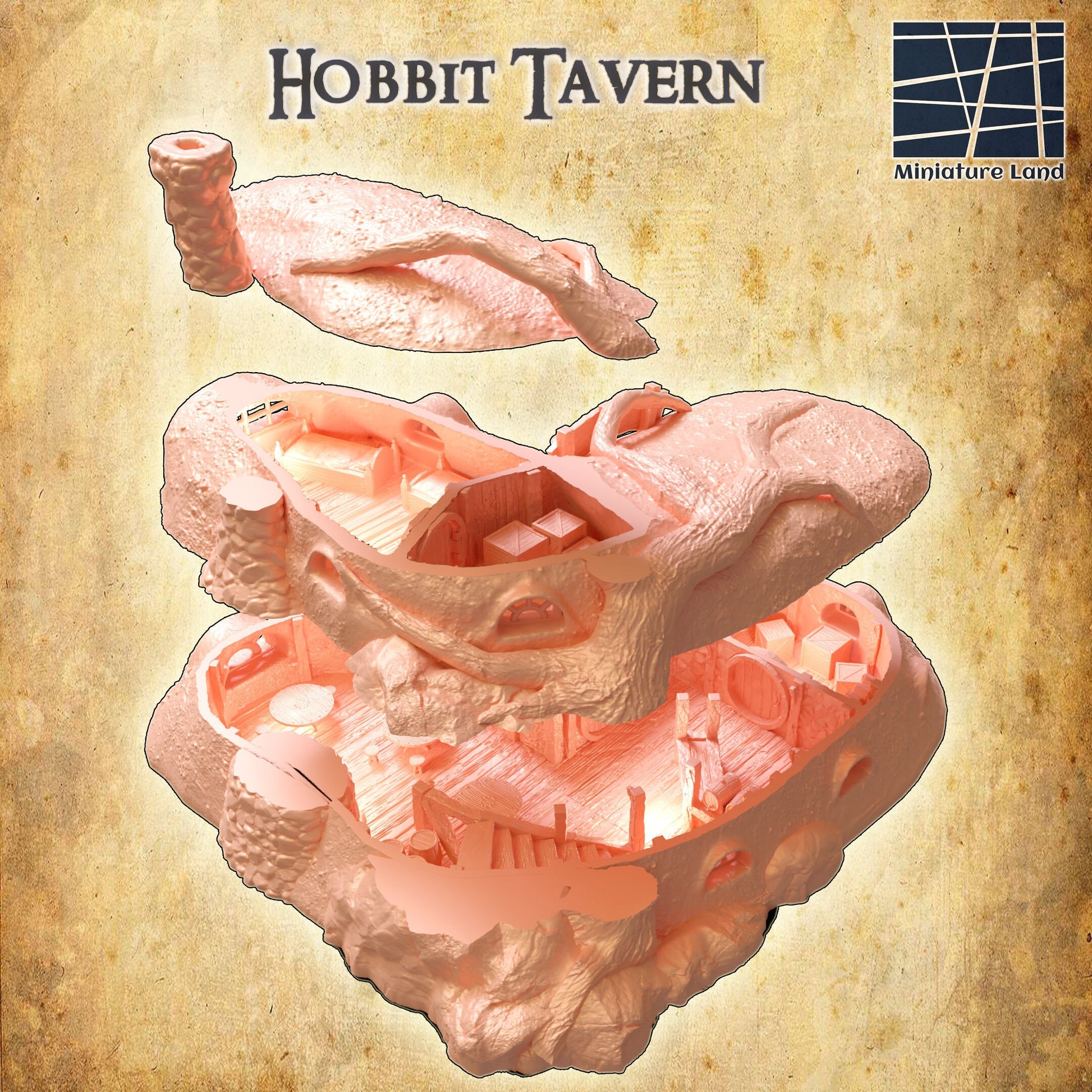 Small Hobbit Tavern, Hobbit Terrain, Hobbit Tavern