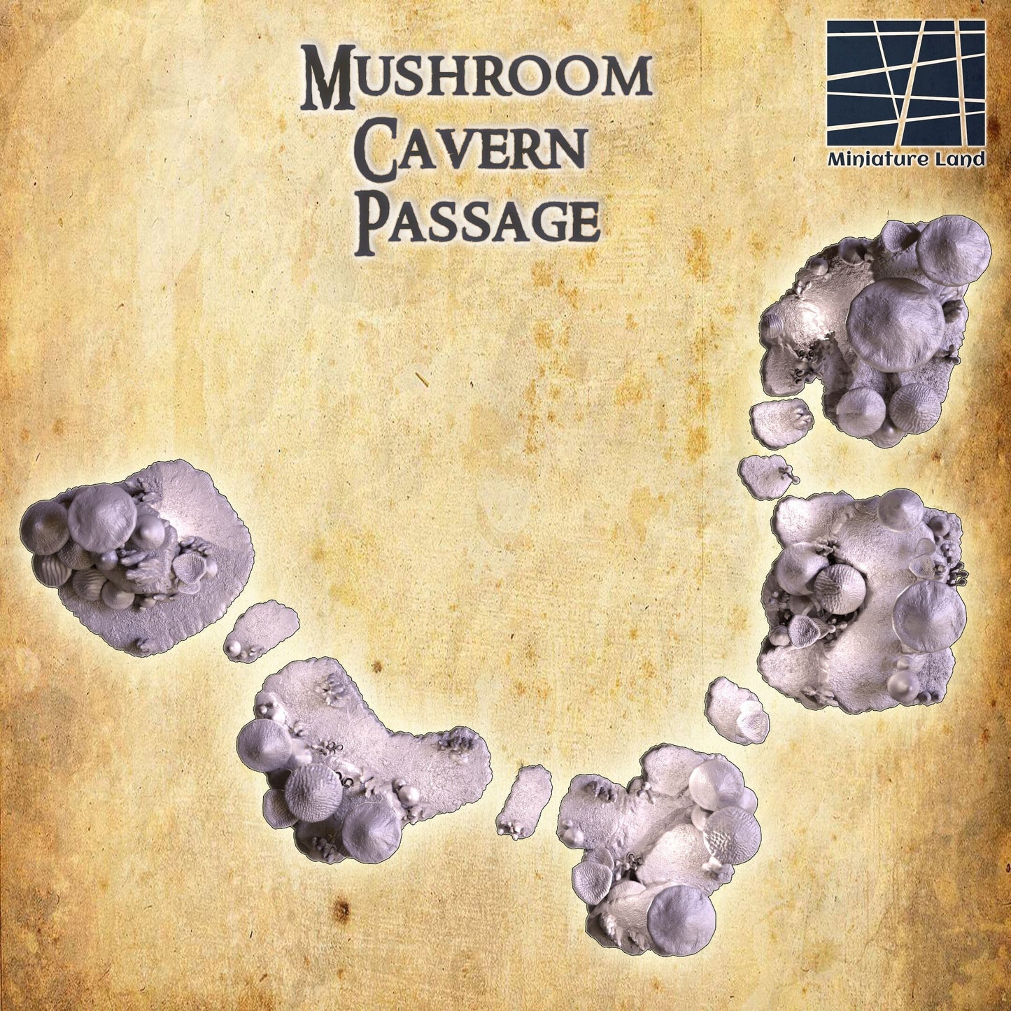 Cavern of Shrooms, Mushroom Cavern, Mushroom Passage
