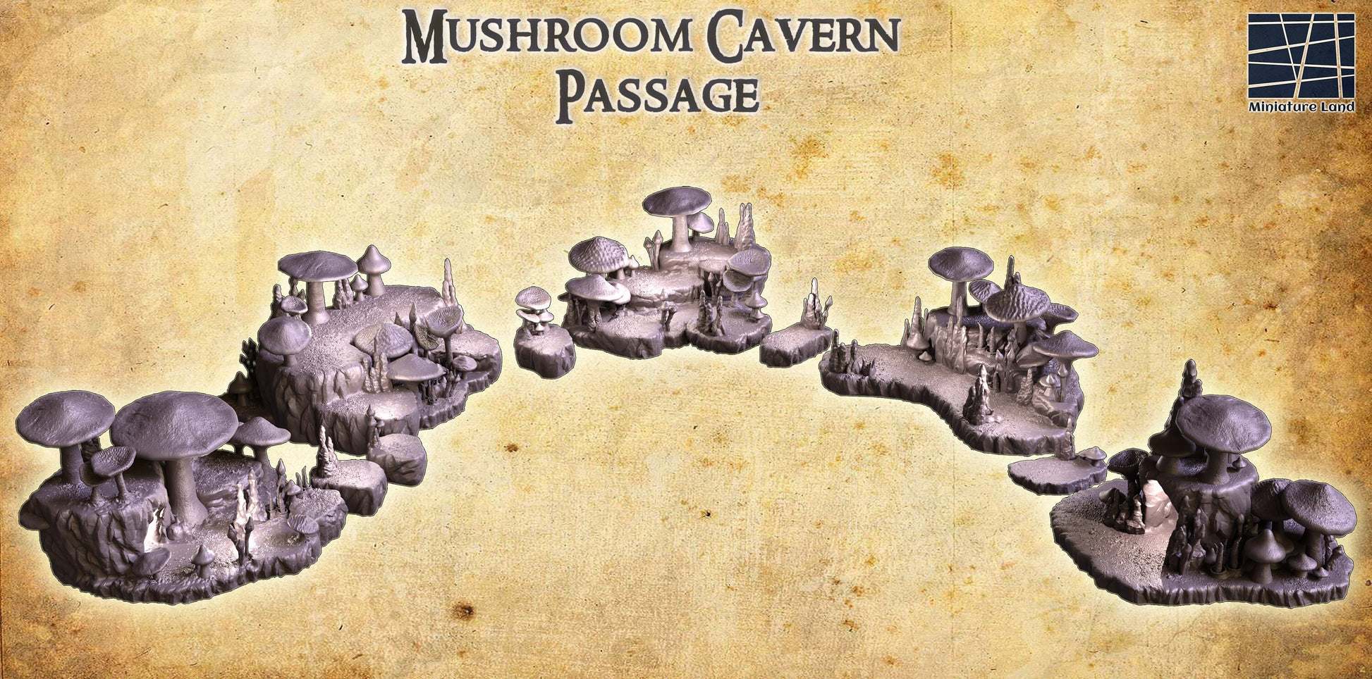 Cavern of Shrooms, Mushroom Cavern, Mushroom Passage