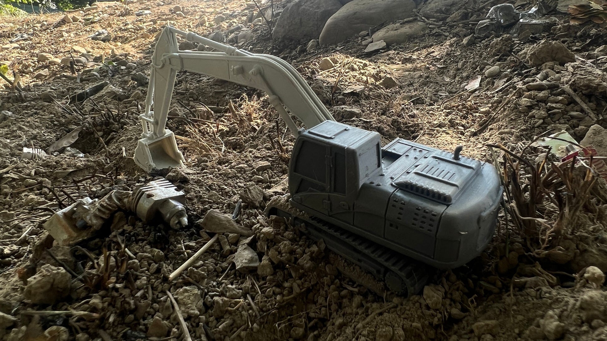 excavator ,320d excavator, Warhammer, Modern warfare, Tabletop terrain, WW2, Modern tank,