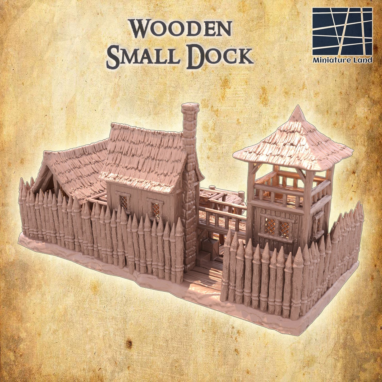 Shipwright, Wooden Dock set, Boat Builder