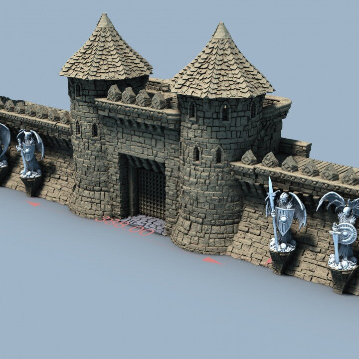 ARX Citadel, Walls & Gate, Gamescape3d