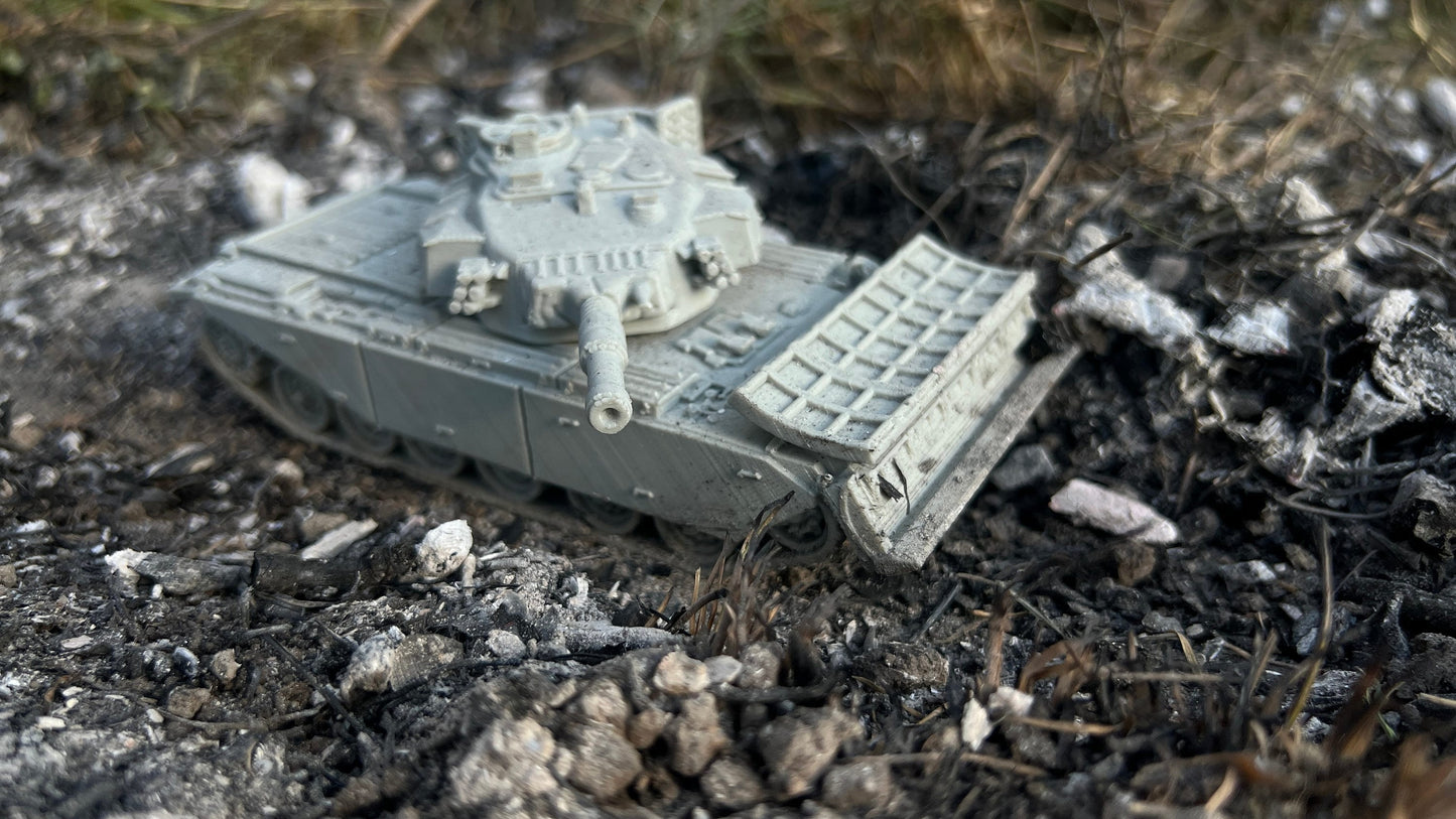 Centurion AVRE, Moveable, removeable turrets, Modern warfare, Tanks, 28mm 1:65