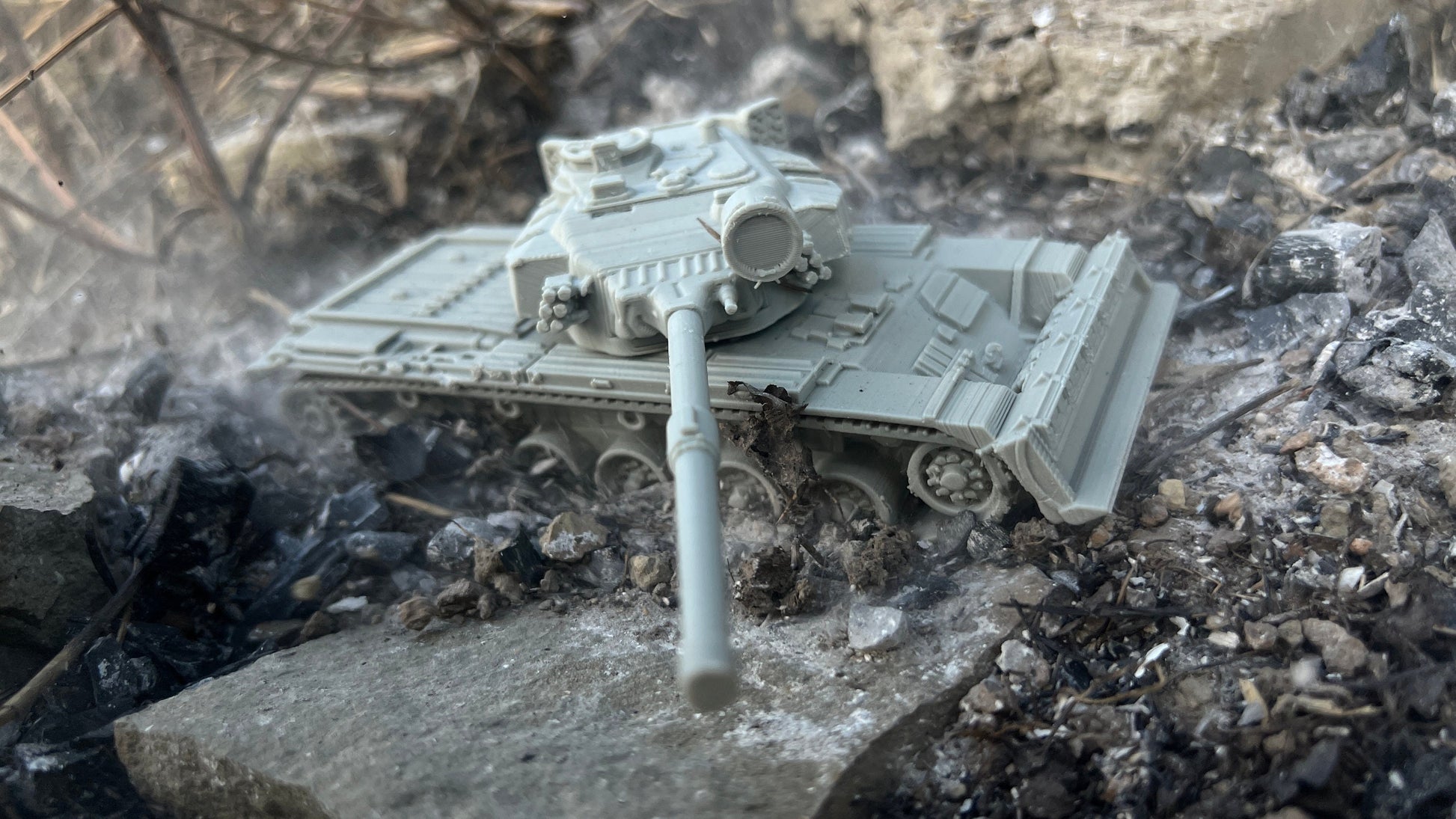 Centurion Dozer, Moveable, removeable turrets, Modern warfare, Tanks, 28mm 1:65