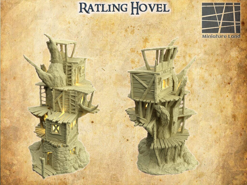 Ratling Hovel, Ratling Tree House, Slums House