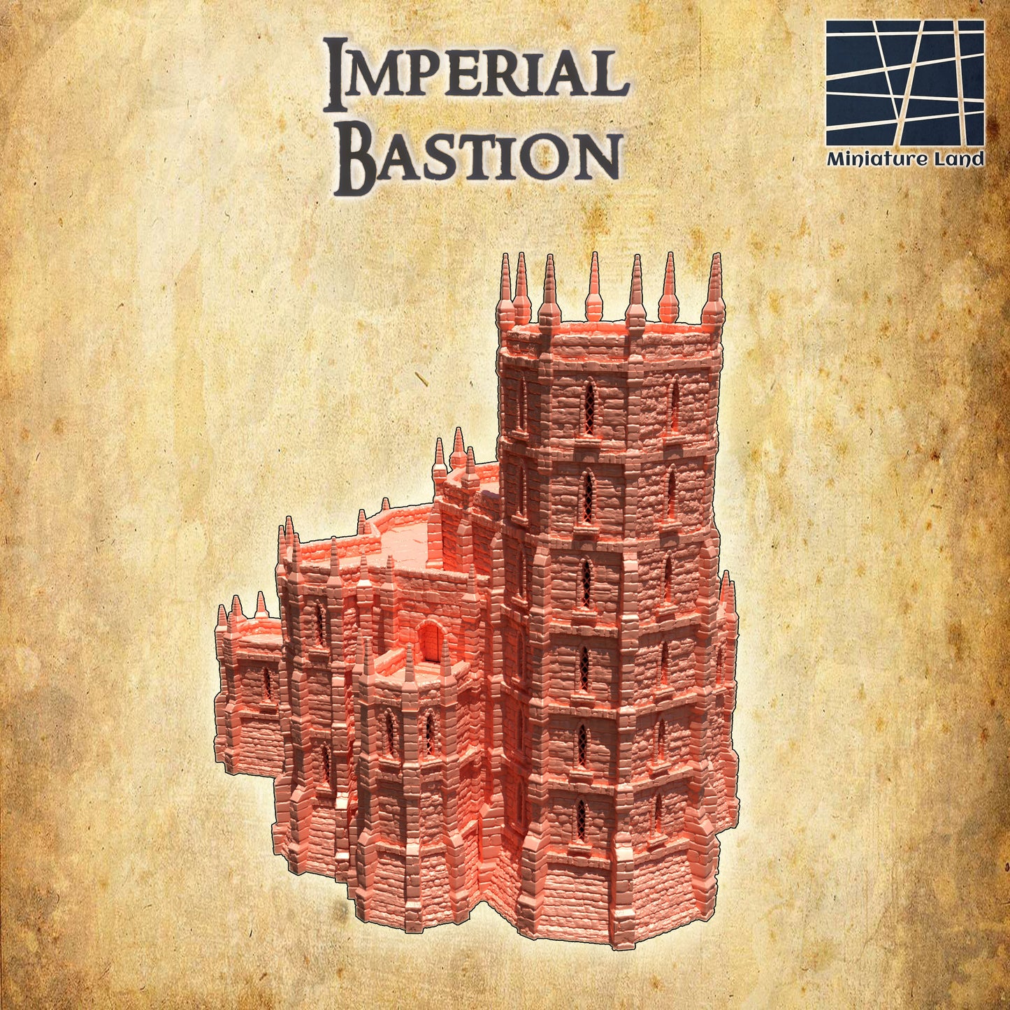 Imperial Bastion, 32mm, Imperial Keep, Castle Keep