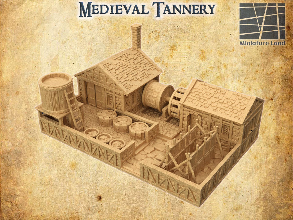 Medieval Tannery, Desert Tannery, Hidesman