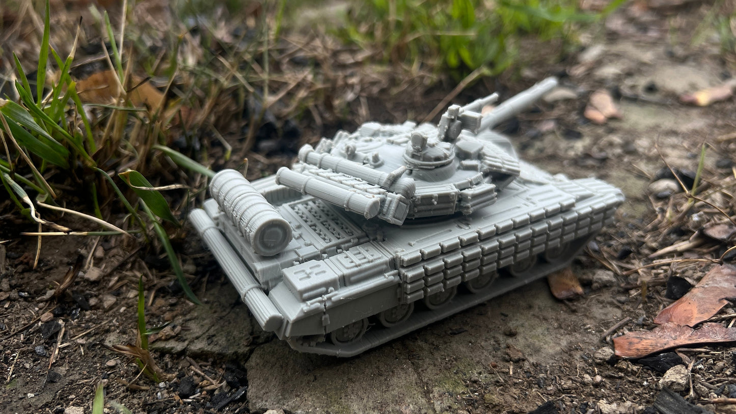 T-64 BV, Russian tank, Warhammer, Modern warfare, Tabletop terrain,