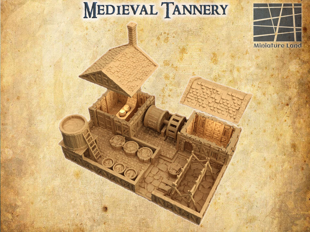 Medieval Tannery, Desert Tannery, Hidesman