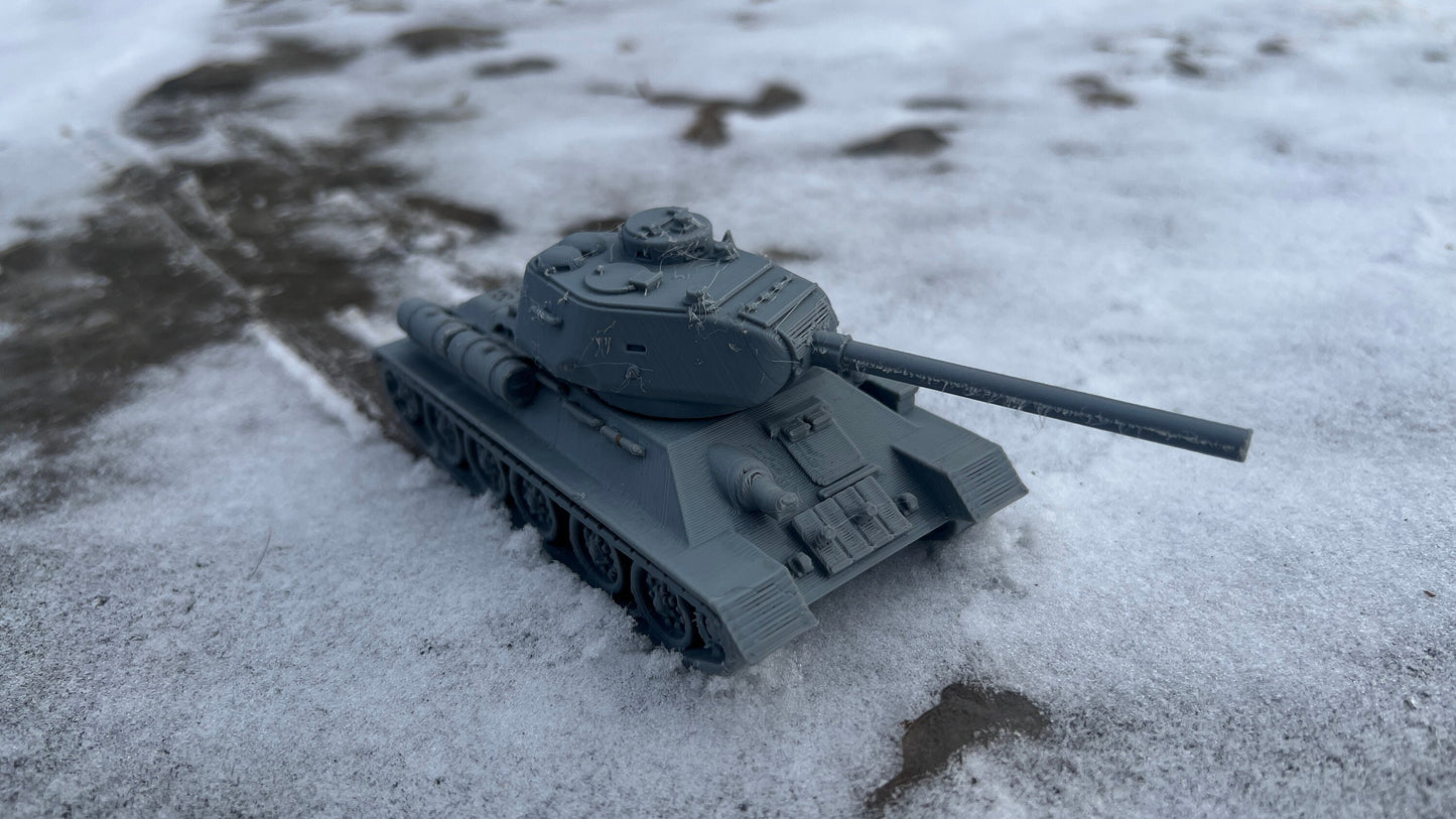 T-34-85-1944, Soviet Era, Post War tank, cold war tank, tabletop gaming, tabletop terrain