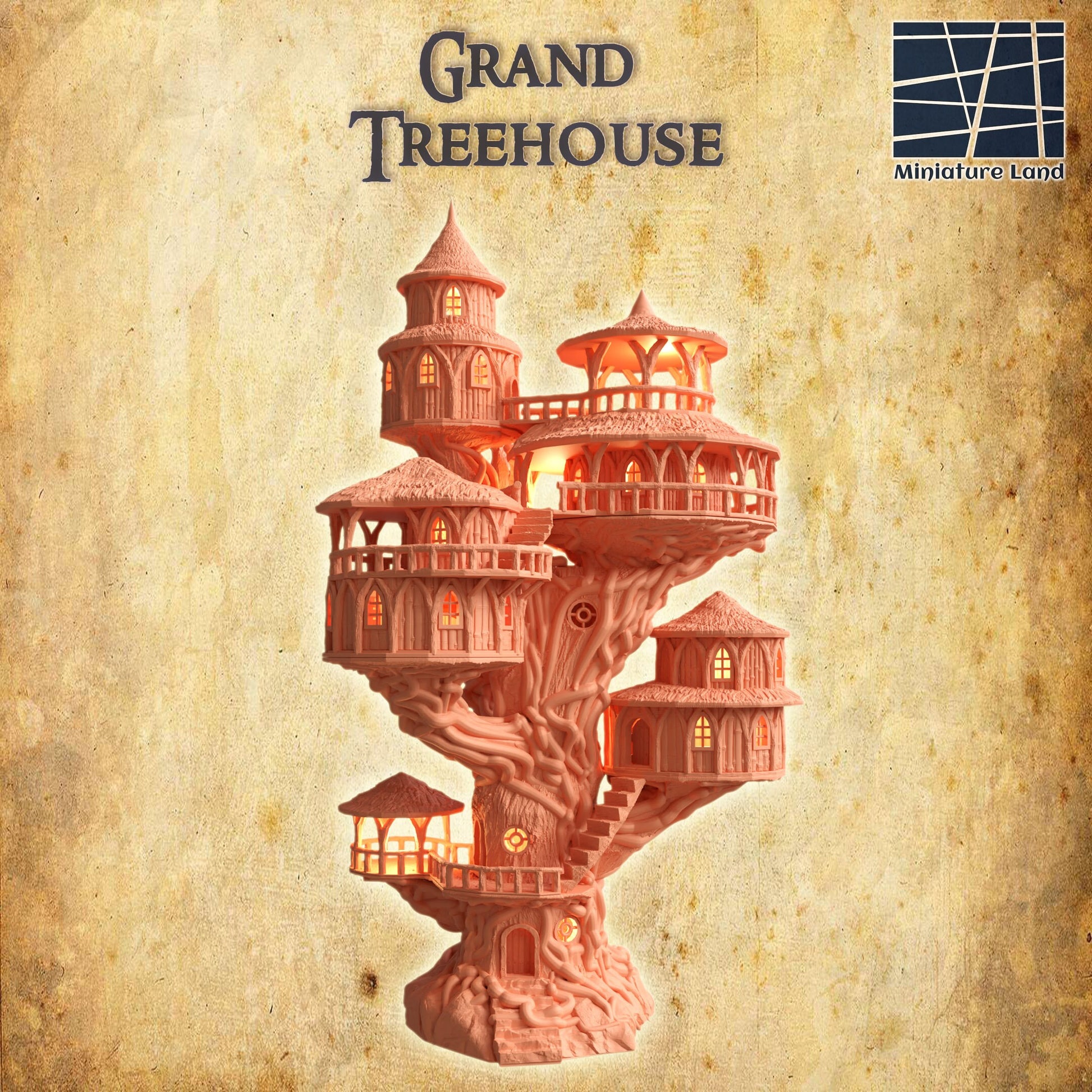 Grand Tree House, Tree Palace, 7 levels