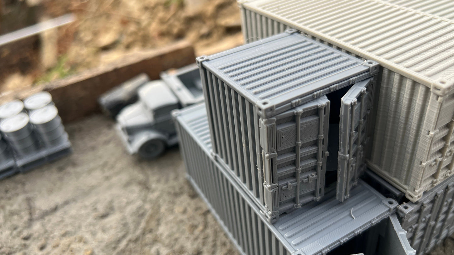 openable 8 Ft Shipping container, Warhammer, Warthunder, storage, truck