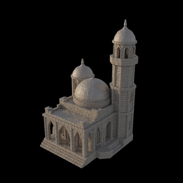 Small Desert Mosque, Mosque, Desert Terrain